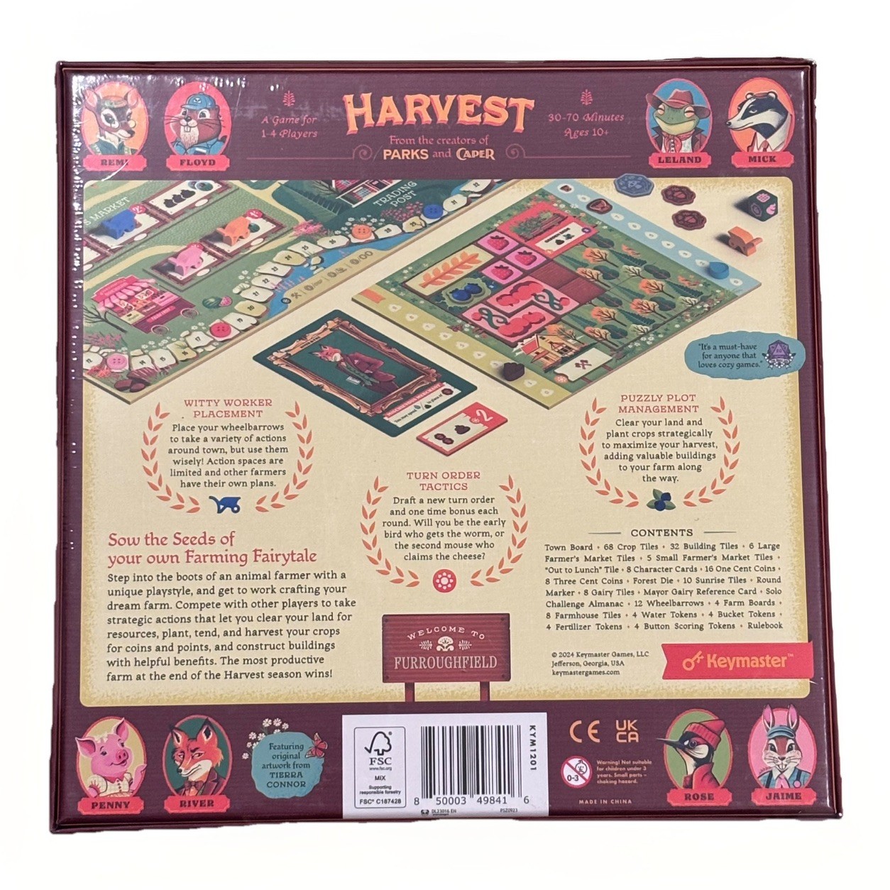 Keymaster Games Harvest | Strategy Board Game, New, Sealed
