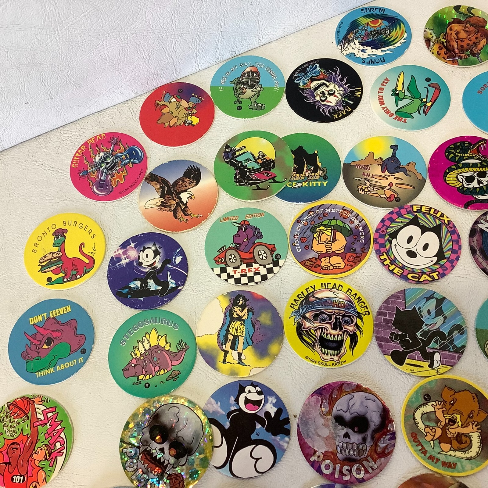 Vintage Lot of Pogs Animals Miscellaneous