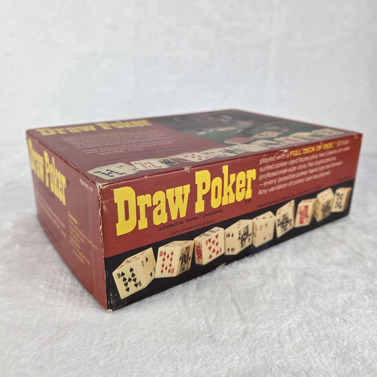 Vintage 1977 Draw Poker Dice Game – Classic Games Company