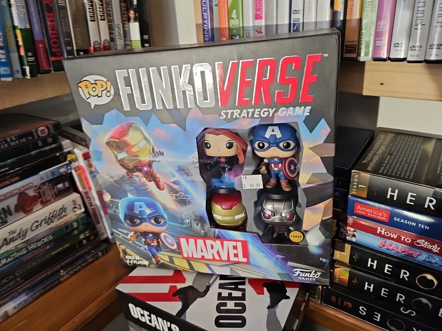 Funko Pop Games FUNKOVERSE MARVEL CHASE 100 4-Pack Strategy Game