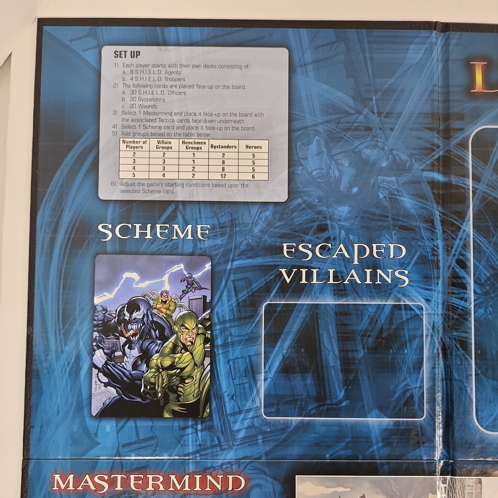 Legendary: Marvel Deck Building Game 2012 Upper Deck – Very Good Condition