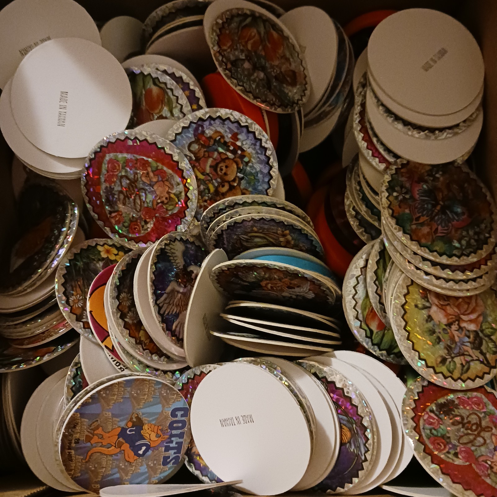 POG, MIXED BOX & SLAMMERS – 4Lbs, 800+, Vintage/Retro Toys