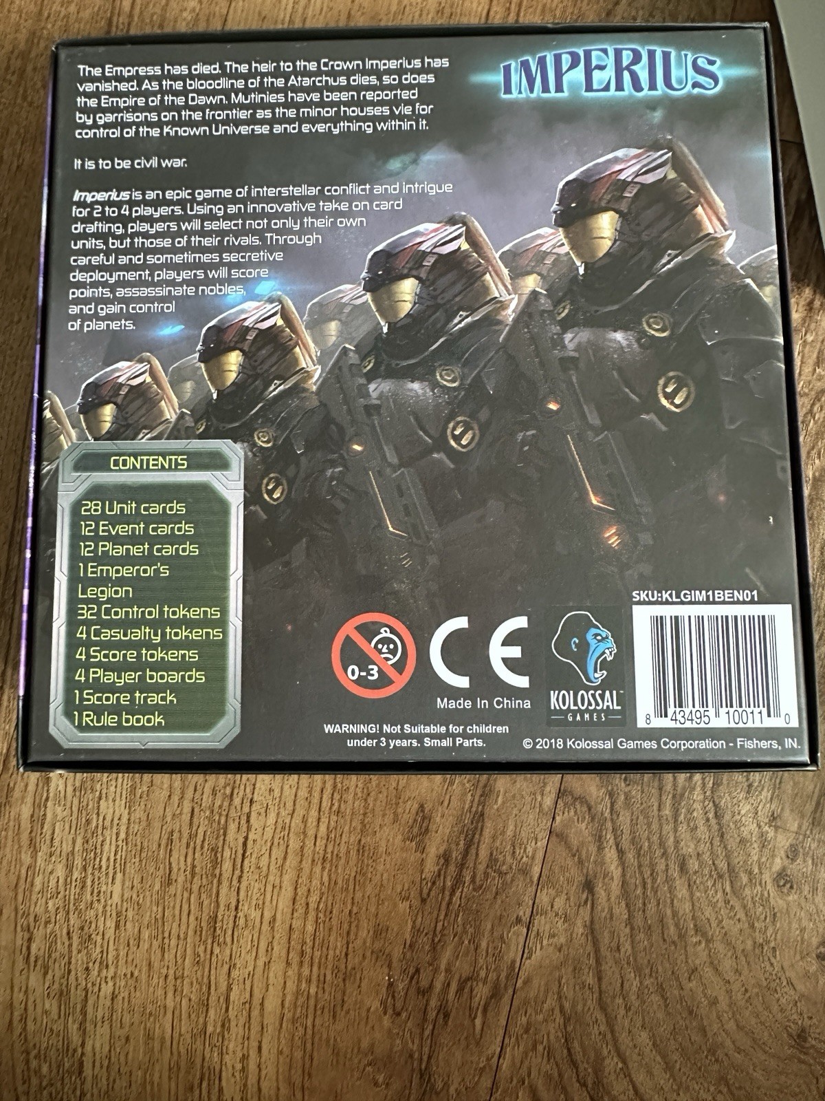 Imperius Game Of Interstellar Conflict Kolossal Games 2018 NEW