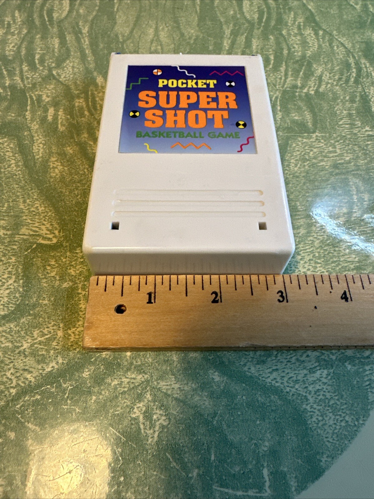 Vtg 1994 Super Shot Pocket Game Basketball travel Complete Works 90’s Fun(8)