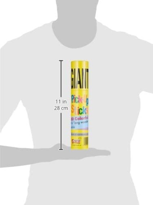 Giant Pick Up Sticks Game Classic Fun Yellow One Size