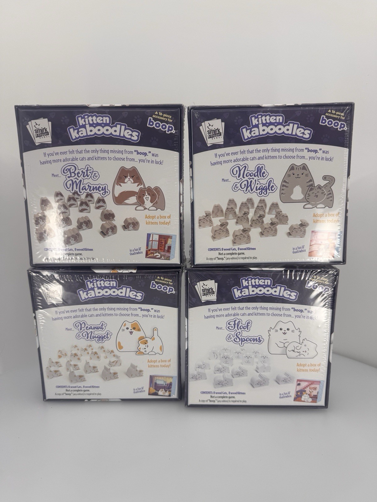 Boop Kitten Kaboodle All 4 Packs Alternative Cats and Kittens for All Boop Games