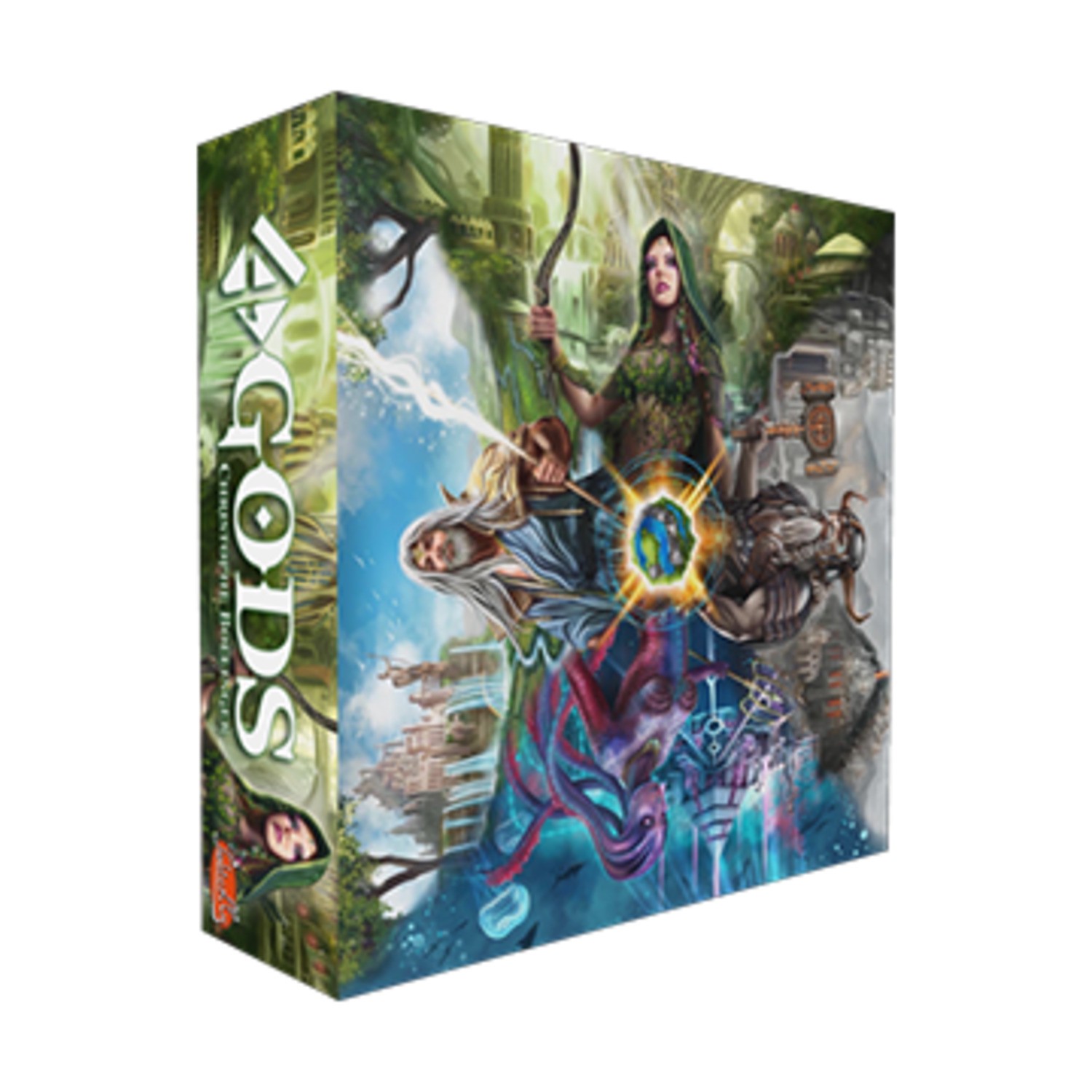 Ludically Boardgame 4 Gods Box VG/EX