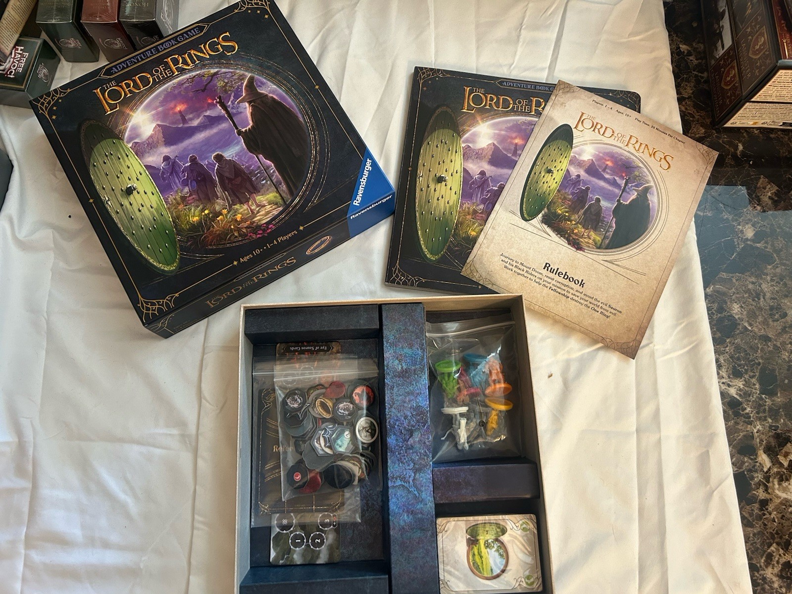 Ravensburger Lord of the Rings Adventure Book Game Board Game, 1-4 Players, 10+