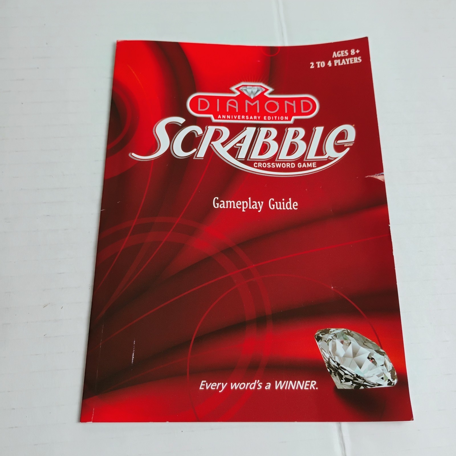 Scrabble Diamond Anniversary Edition Turntable Travel Case 100% Complete 2007