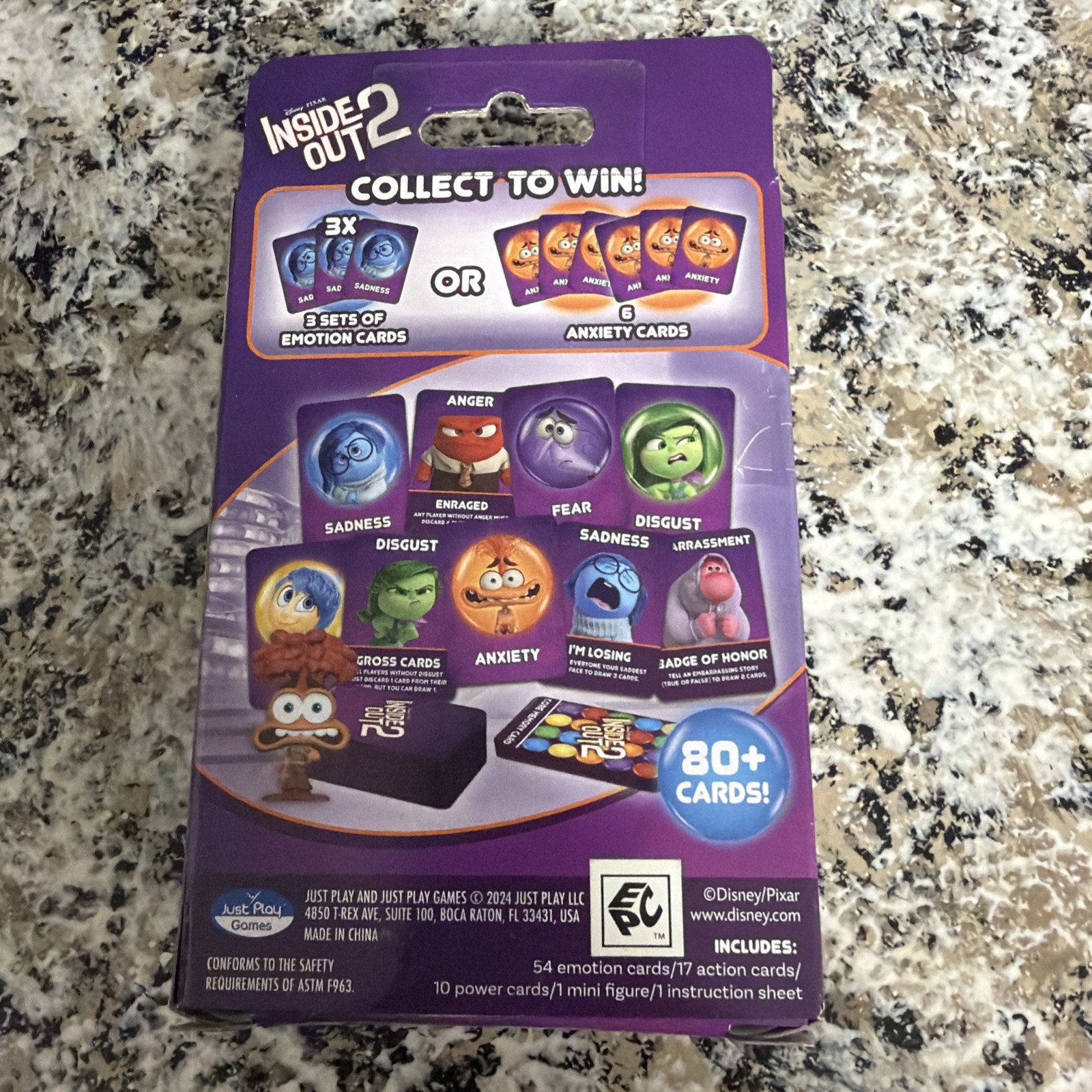 Just Play Disney & Pixar Inside Out 2 Mixed-Up Emotions Card Game – 1 Set