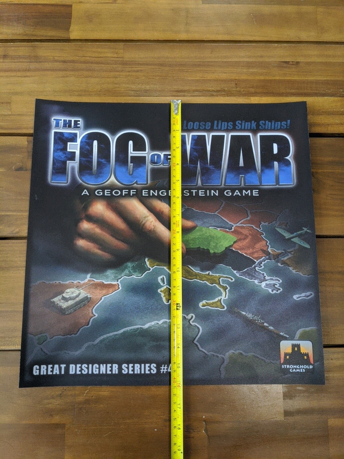 The Fog Of War Stronghold Games Board Game Promotional Plastic Poster 16″ X 16″
