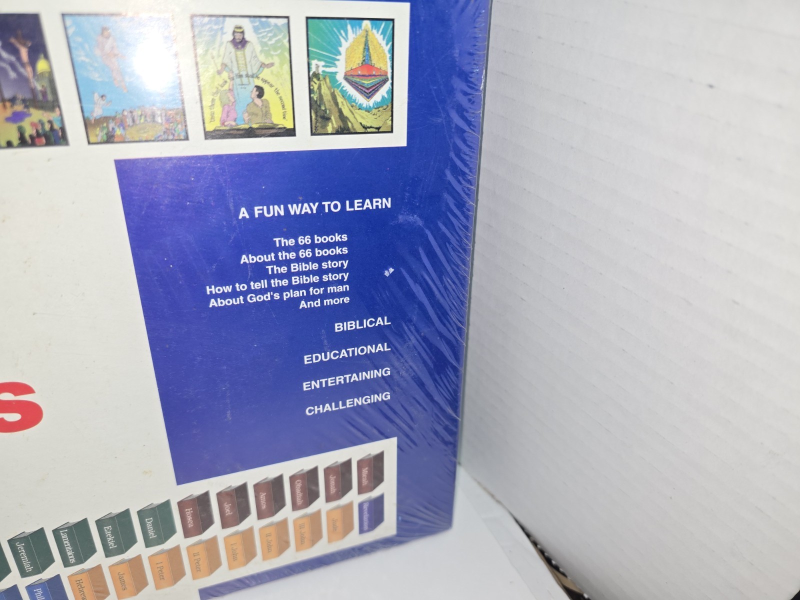 Bible Games 7 In One Box New Sealed 1994 Vintage Ages 2 And Up Education Fun