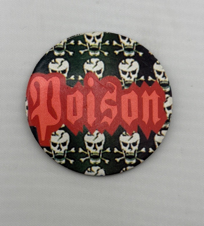 POGS/MILKCAPS Monster, Guitar, Anime, Poison, Cross, Set of 6. GUC