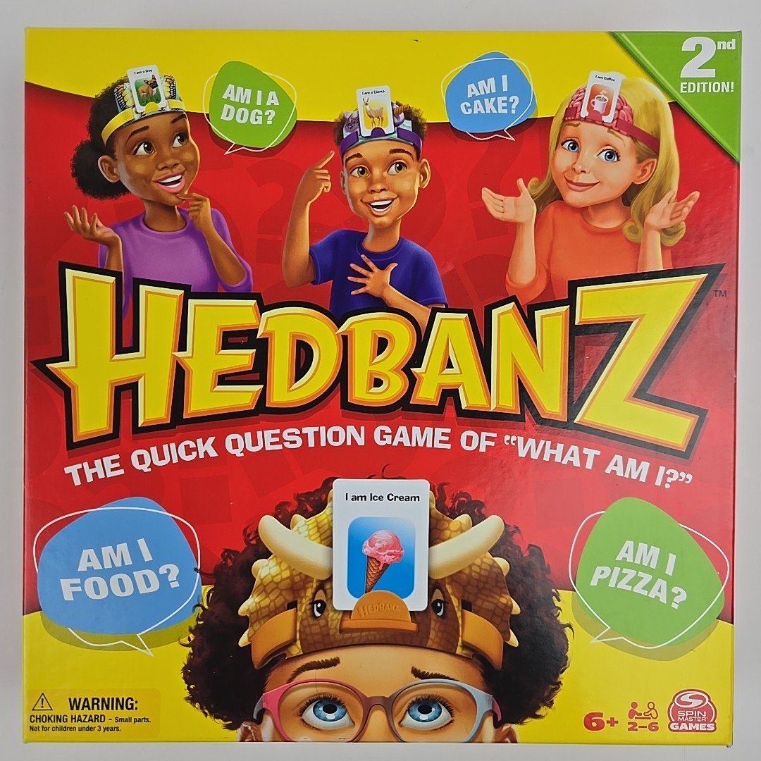 Hedbanz 2nd Edition Picture Guessing Family Board Games