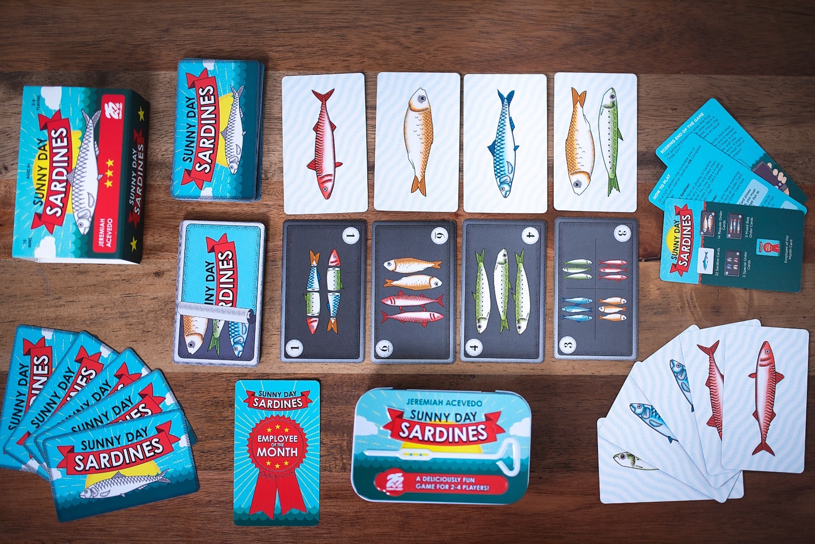 NIS Conservas Board Game – Challenging nautical themed solo bag building