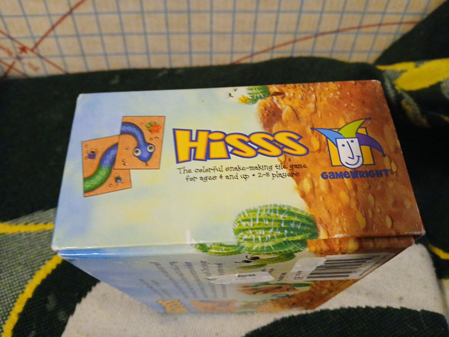 HISSS The Colorful Snake Making Tile Matching Game Gamewright Complete VG Cond