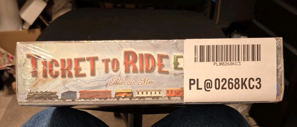 Ticket To Ride Europe Board Game Train Days Of Wonder – New in Box