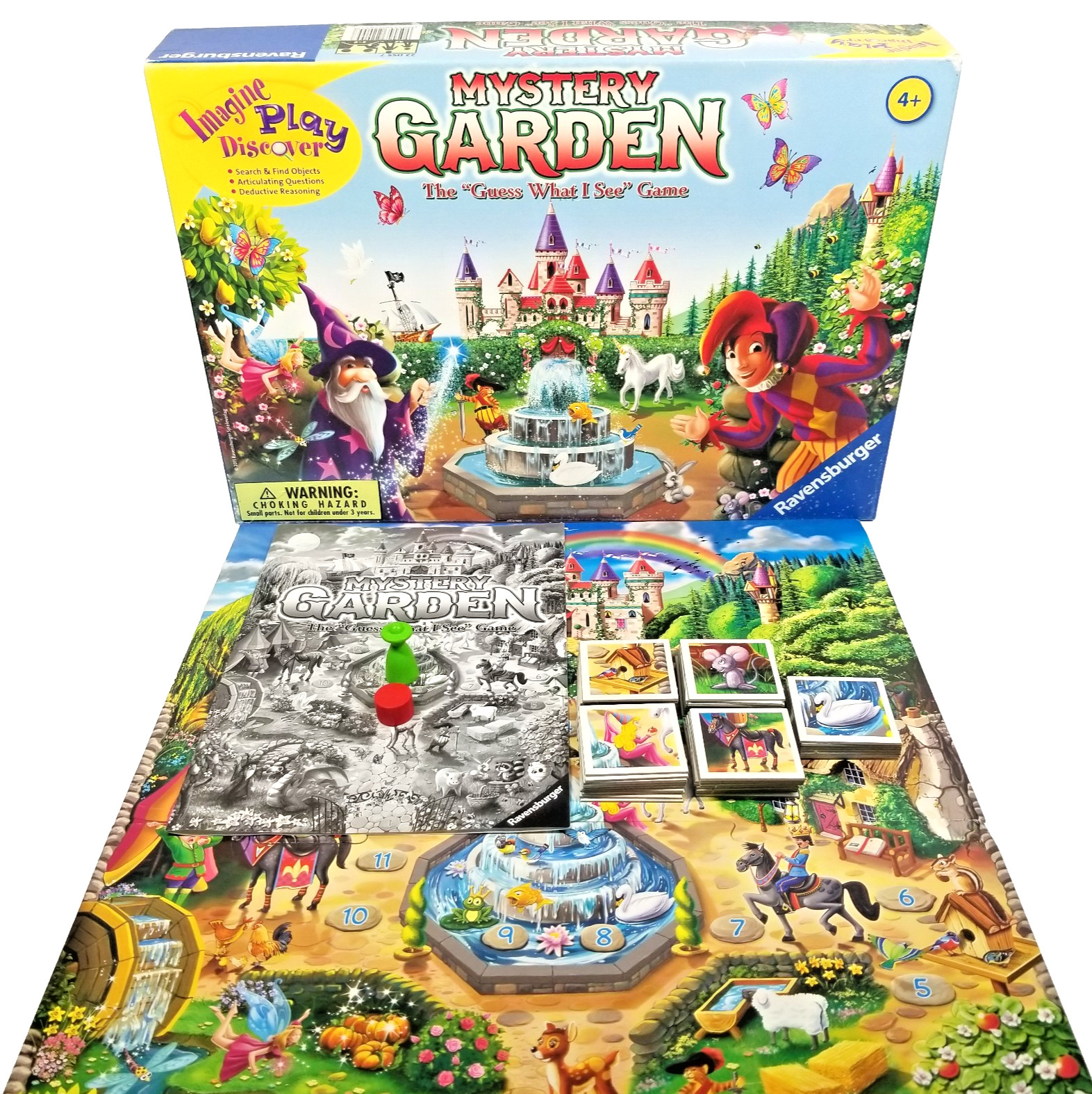 Ravensburger Mystery Garden Game 2011 The “Guess What I See” Board Game Complete