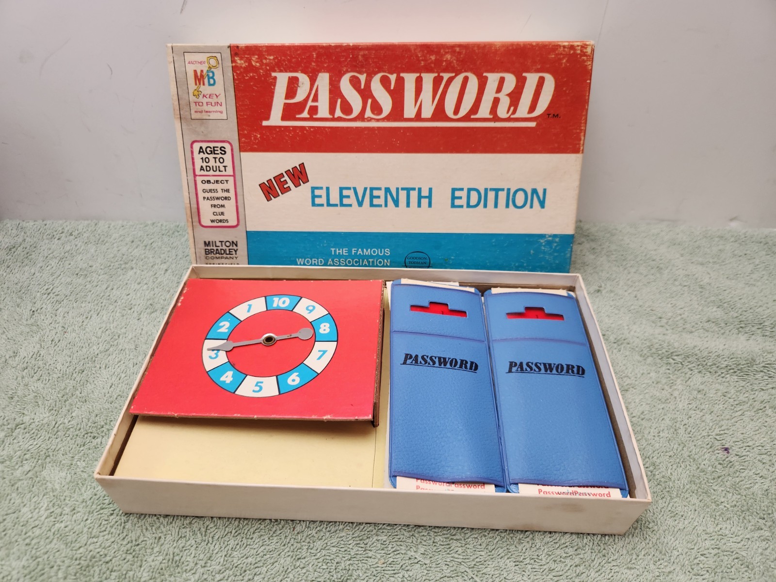 Vintage 1970 Password Game New 11th Edition Milton Bradley Complete #4260