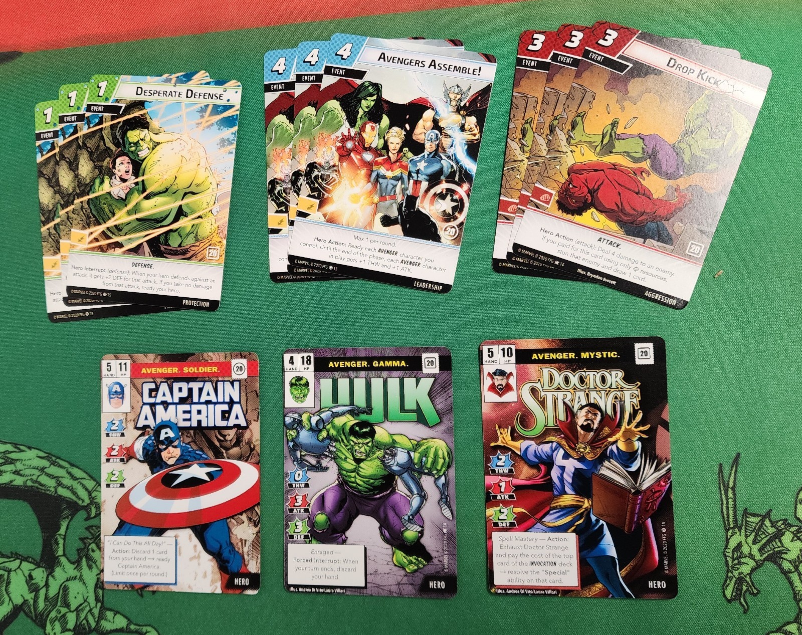 Marvel Champions Promo Captain America Dr Strange Hulk Avengers Assemble & more