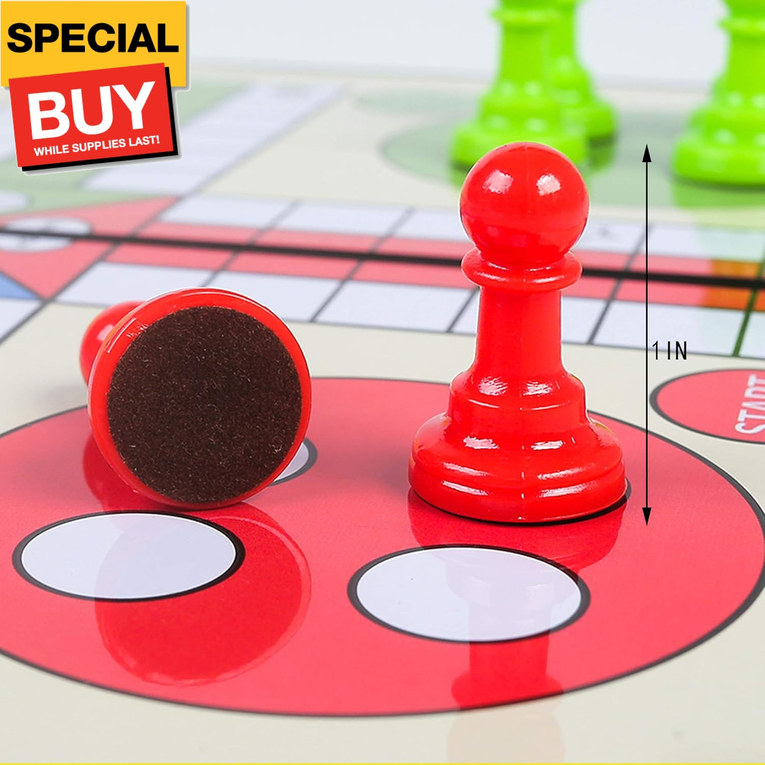 Ludo Magnetic Board Game Set, Folding and Light-Weight for Carrying, Gift for Al