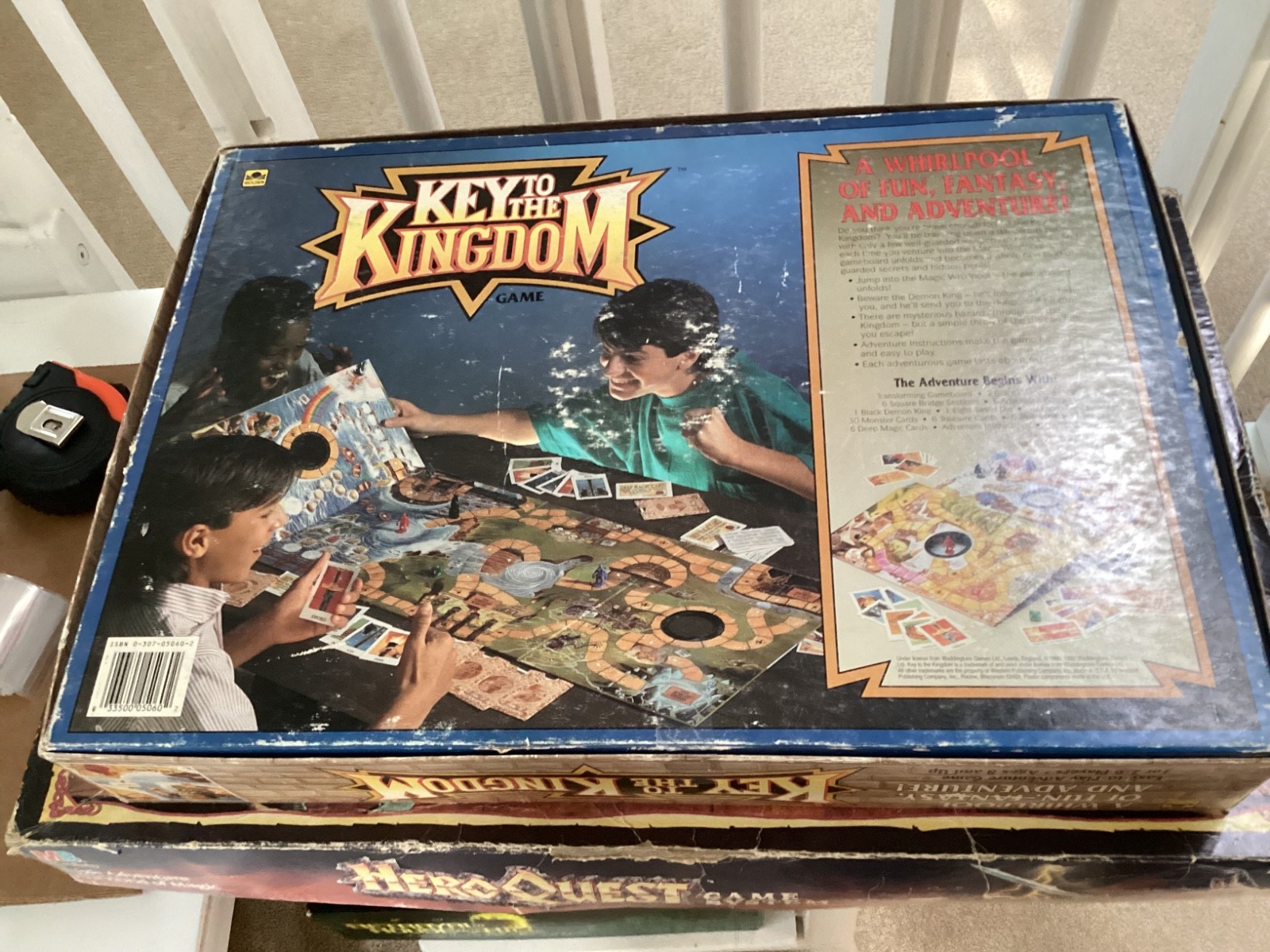 Key to the Kingdom Board Game COMPLETE! Golden 1992