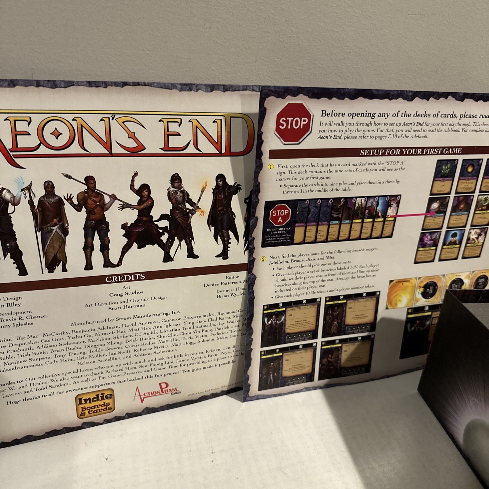 Aeon’s End – Indie Boards & Cards Action Phase Game *Barely Used*