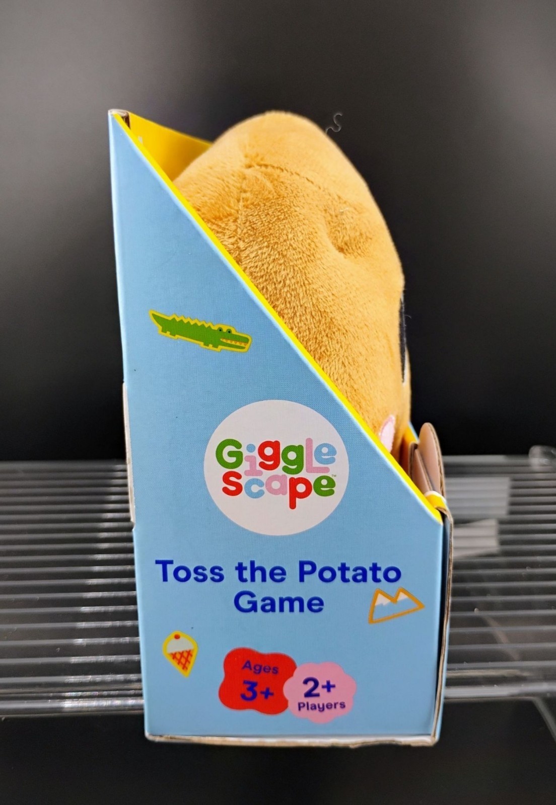 Gigglescape Toss The Potato Game Plush Toy Ages 3+ Electronic Timer