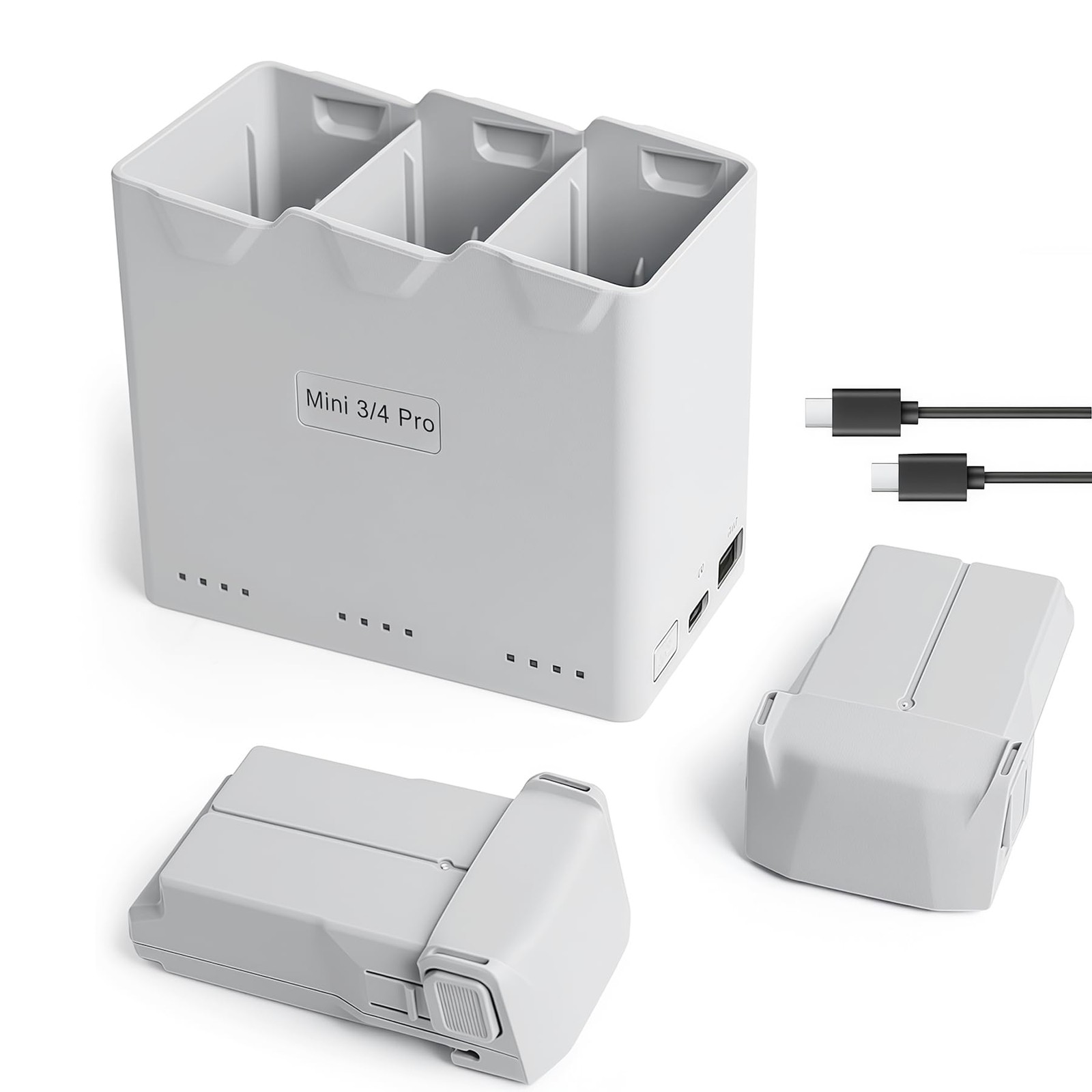 DJI Mini 3 Series 3850mAh 7.38V DJI Mini 4 Pro Battery 2 Pack with Hub