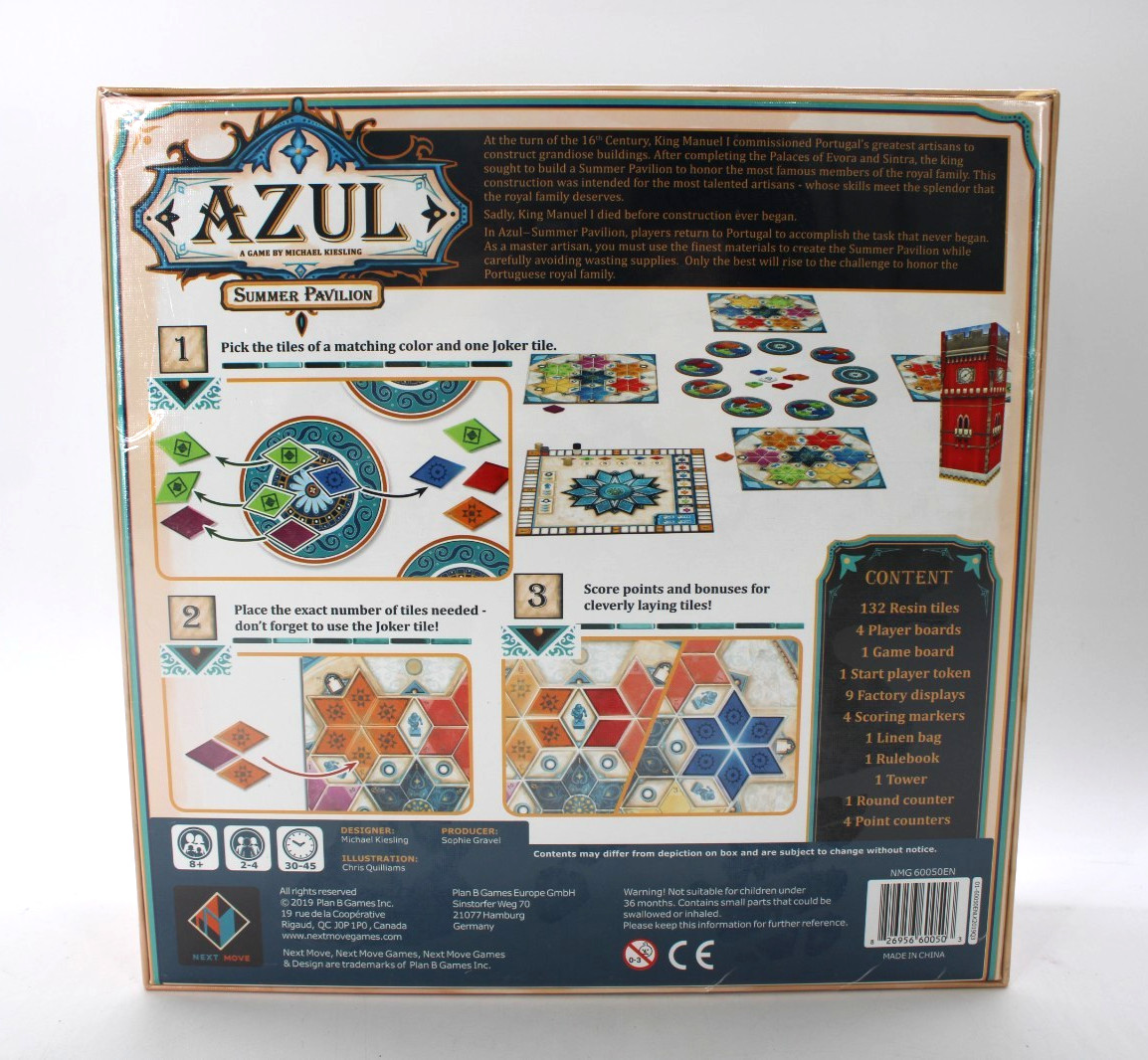 Azul: Summer Pavilion Board Game 2019 Next Move Games Factory Sealed