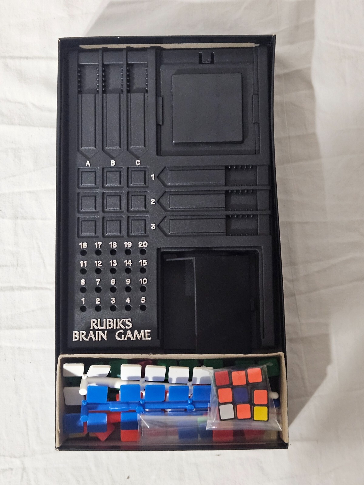 Rubik’s Cube Brain Game. 1983. CBS Toys. Ideal. Logic & Deduction. 2 Player.