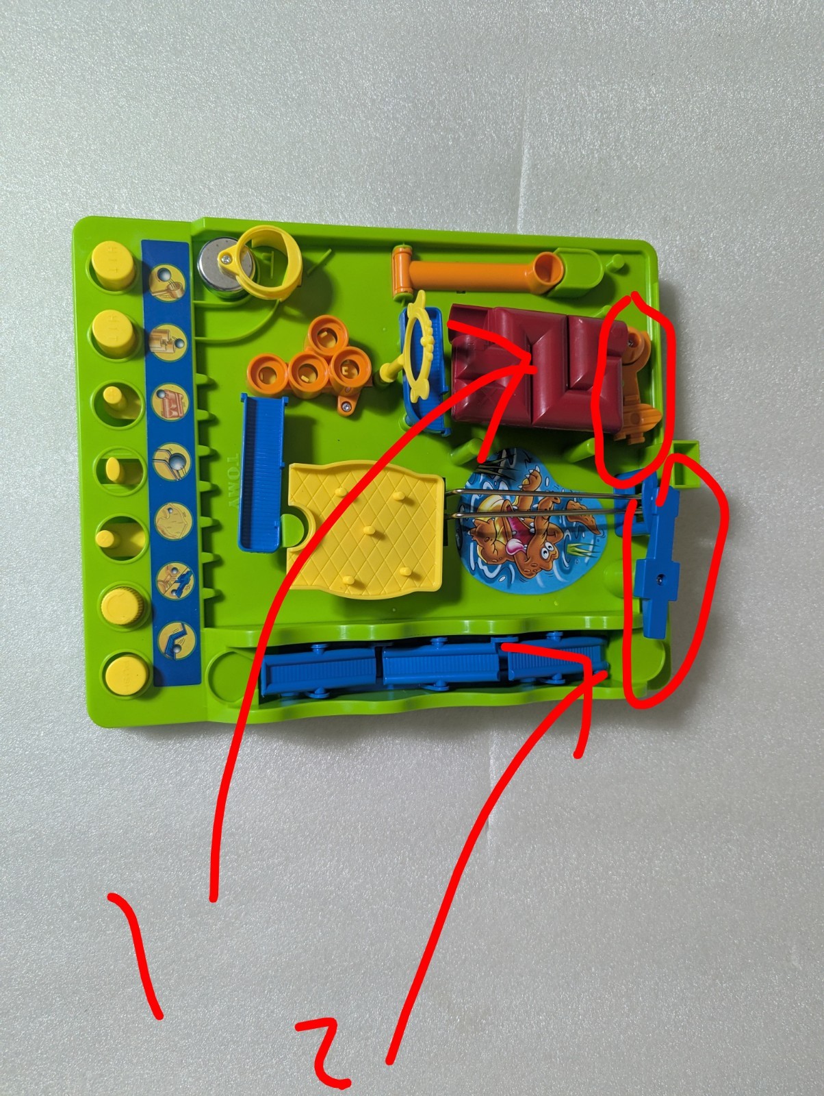 PART: Top Swivel Turn Plane Needle TOMY Screwball Scramble Marble Run 2022 Game