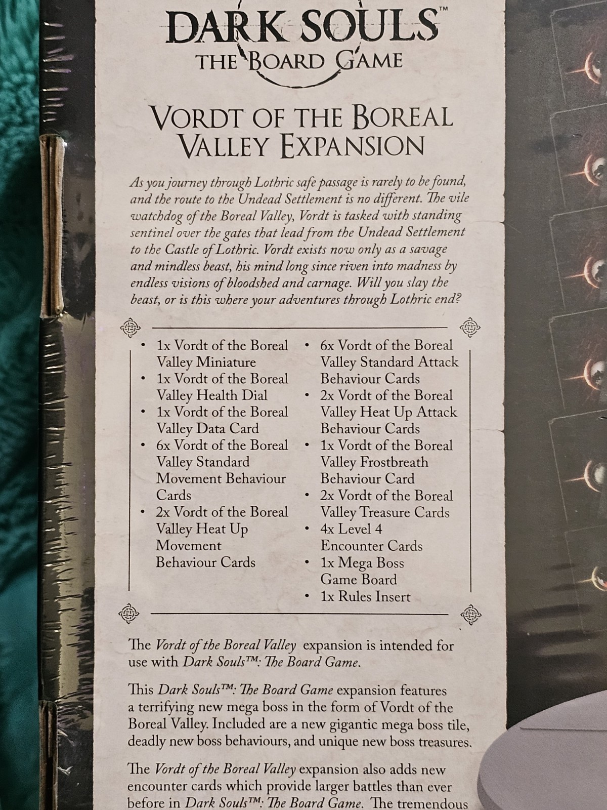 Dark Souls Board Game – The Last Giant AND Vordt of the Boreal Valley – NEW Lot