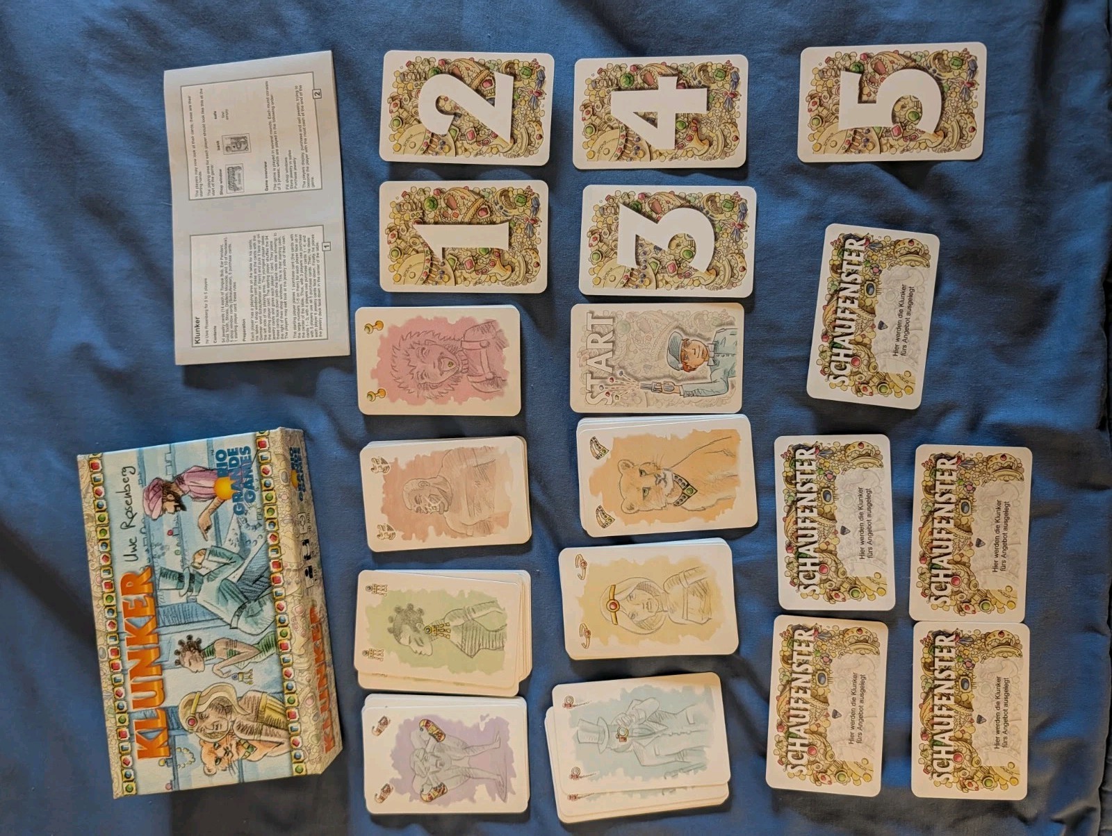 Rio Grande Boardgame Klunker Box – VG – Adult Owned – Great Condition