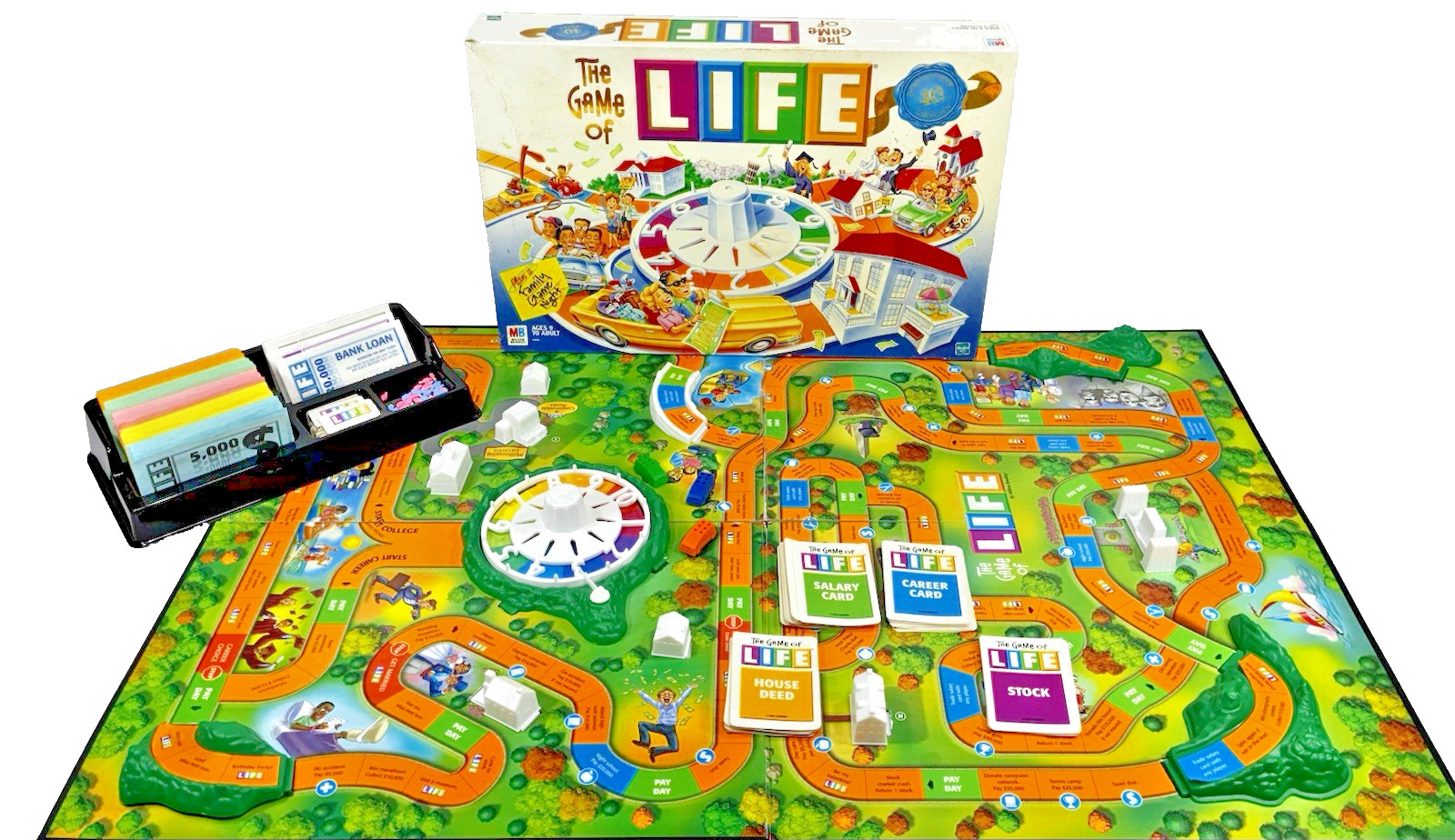 The Game of Life 40th Anniversary Board Game 1999 Vintage 99% Complete