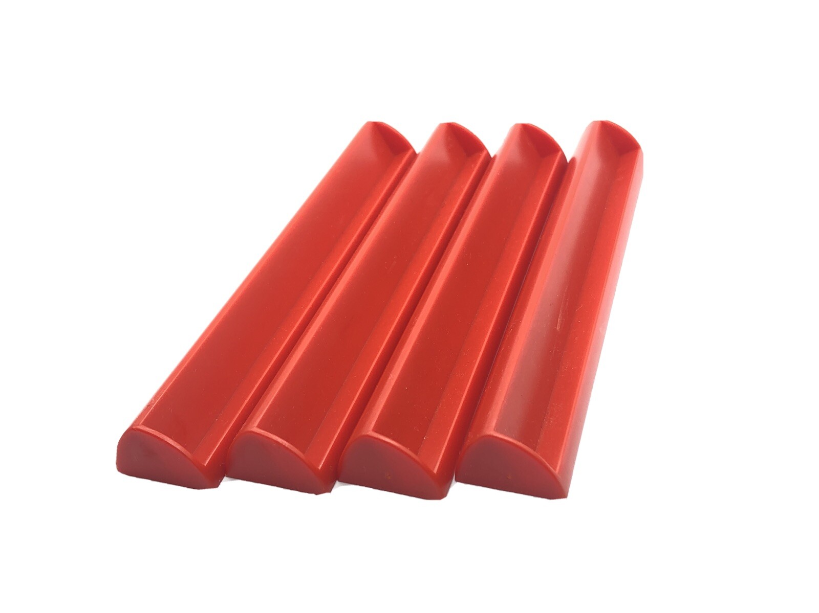 Scrabble Red Tile Racks Holders Set of 4 Hasbro Game Replacements Crafts