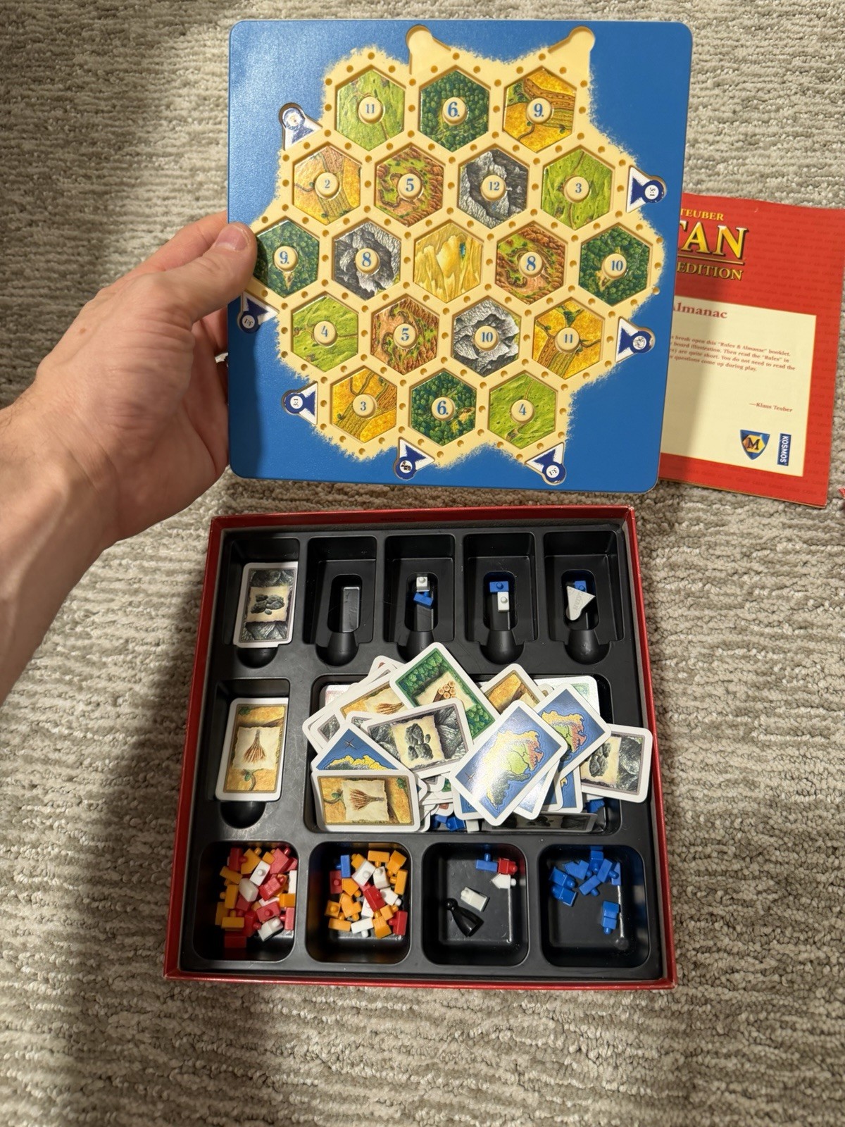 Settlers of Catan Portable Edition Game #3101 Mayfair Games – COMPLETE