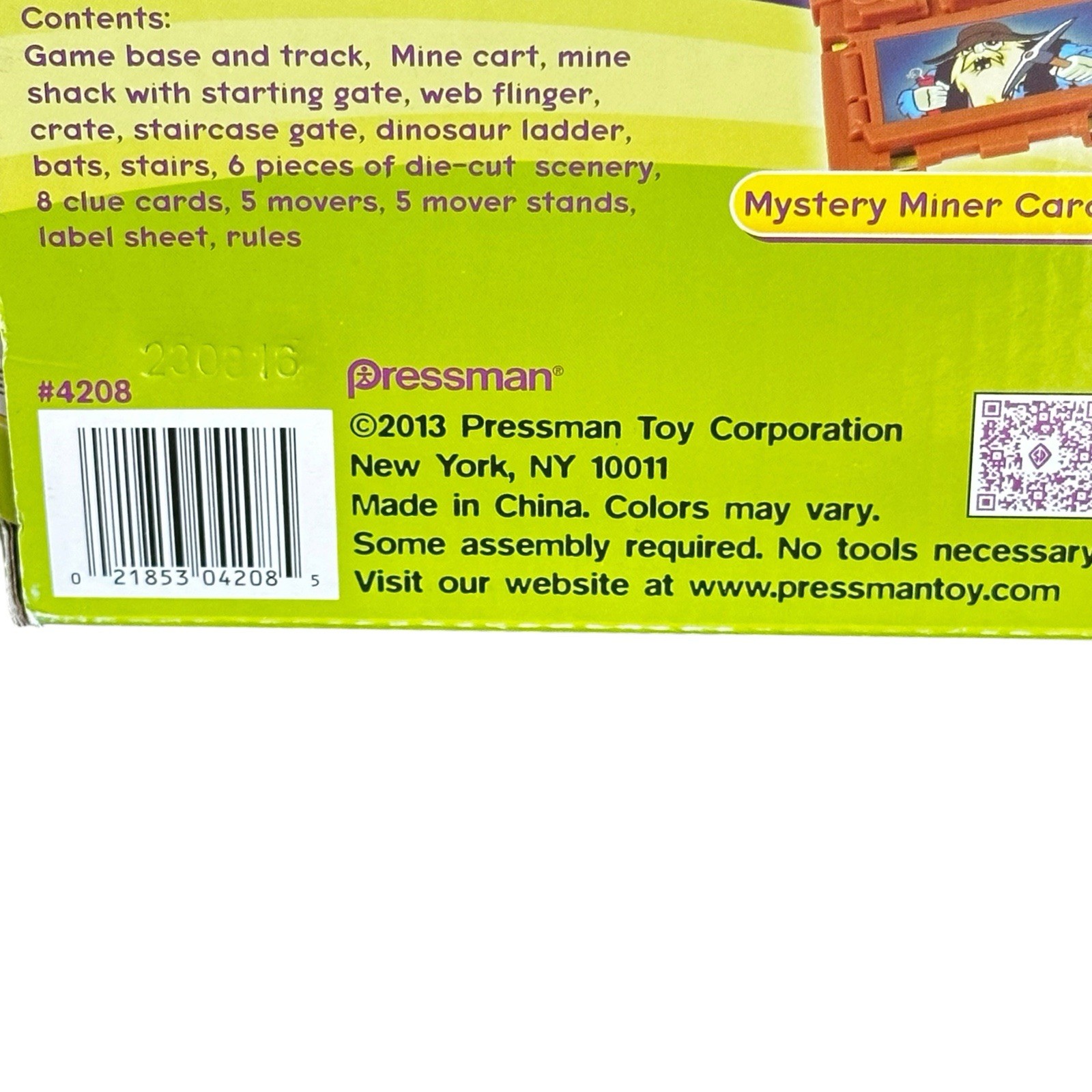 Scooby Doo 2013 Pressman Mystery Mine Board Game 100% COMPLETE ! Retired ! NEW