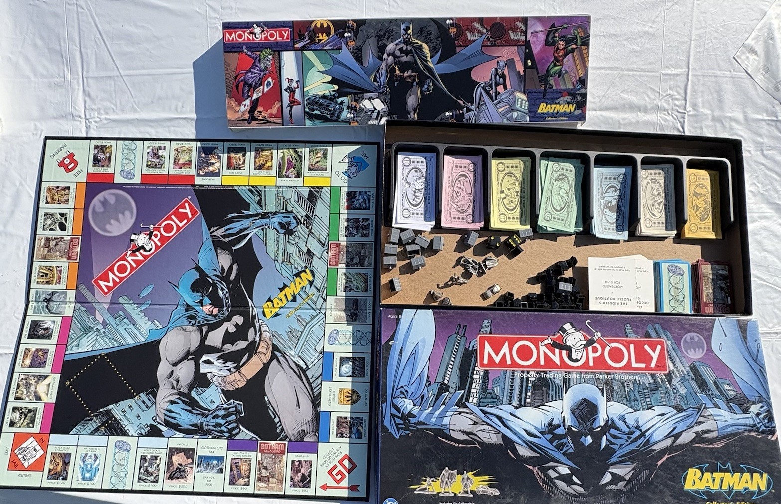 2005 Parker Brothers Monopoly Batman Collector’s Edition Board Game Incomplete