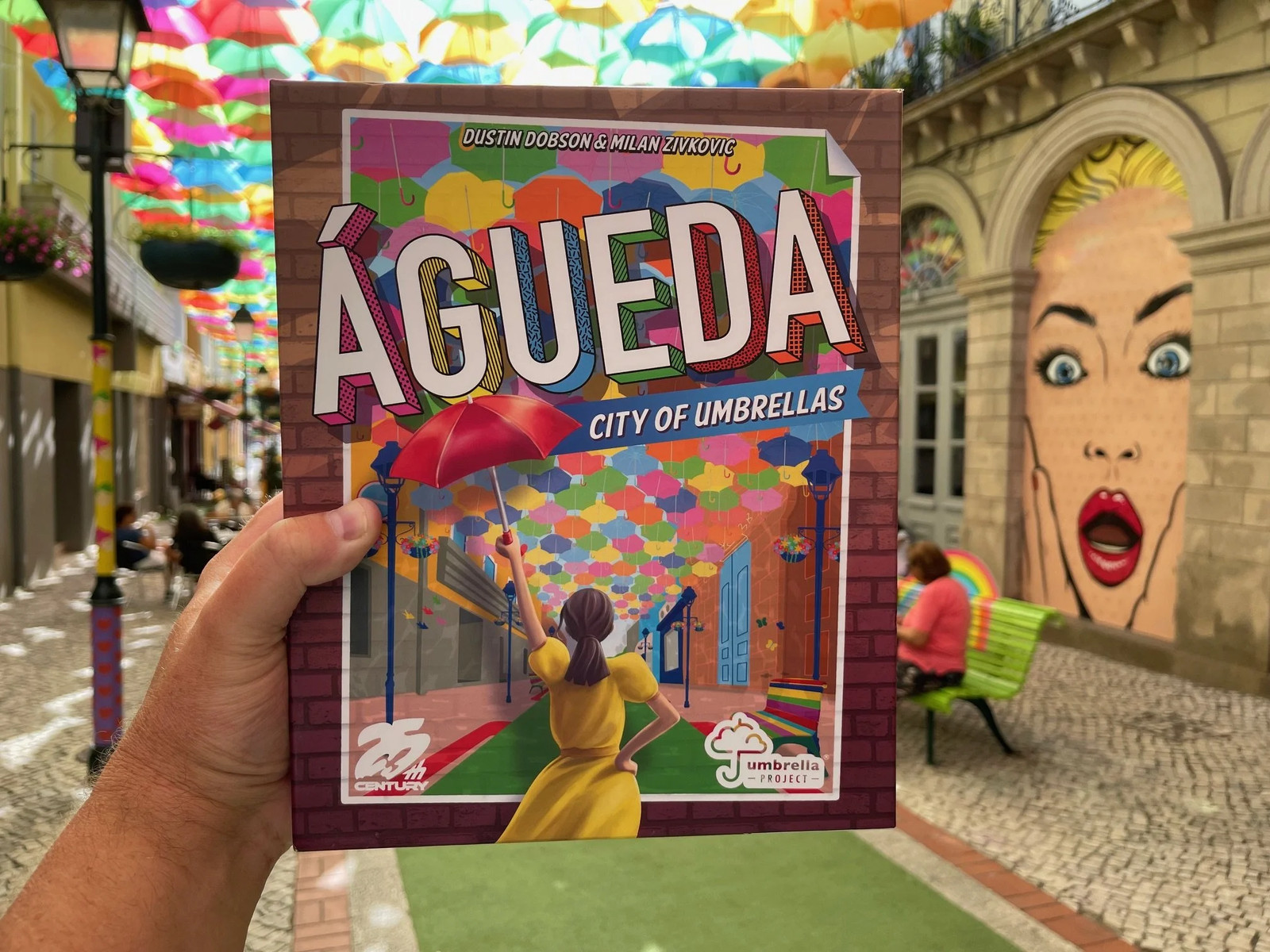 Águeda City of Umbrellas Board Game 1 to 5 Players Mensa Select Winner