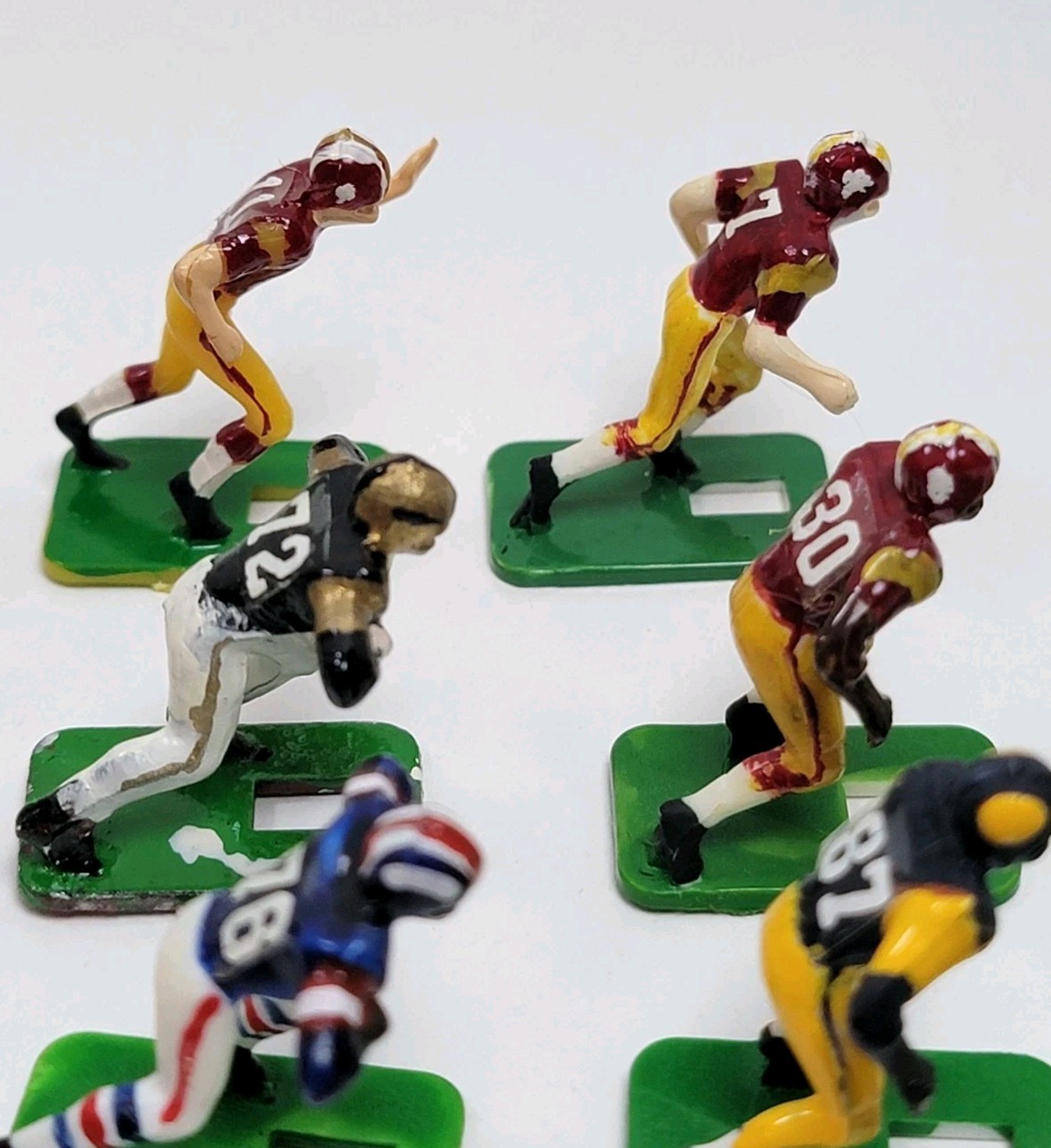 Vintage Tudor Electric Football Game NFL Team Figures Lot Of 24 Mixed