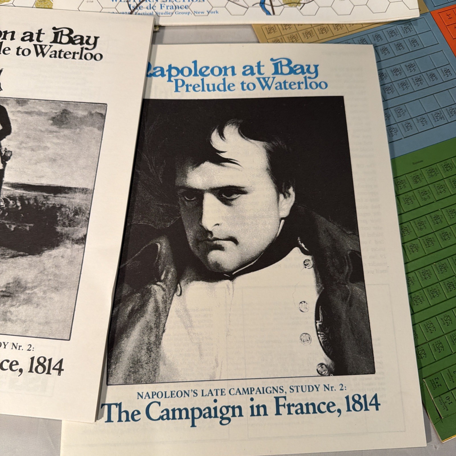 1814 Napoleon at Bay: Prelude to Waterloo Wargame, Tactical Study Group Unpunche