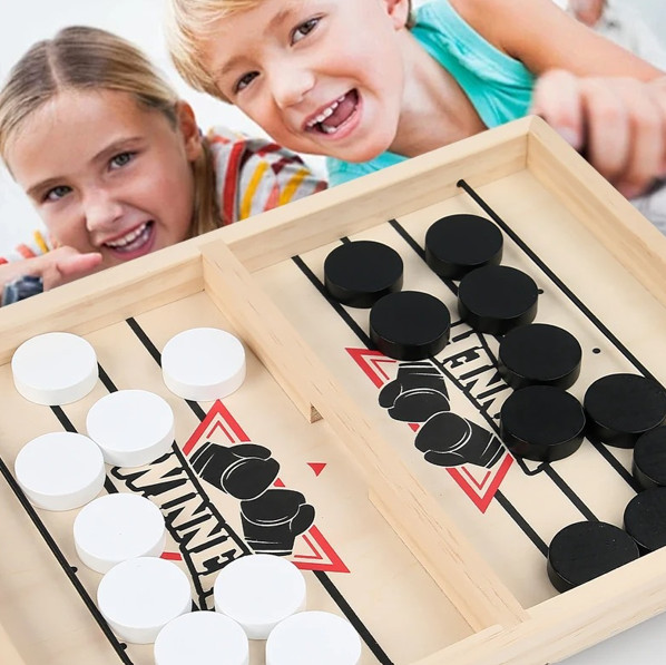 Fast Sling Puck Board Game Table Hockey Foosball Toys For Family Children*