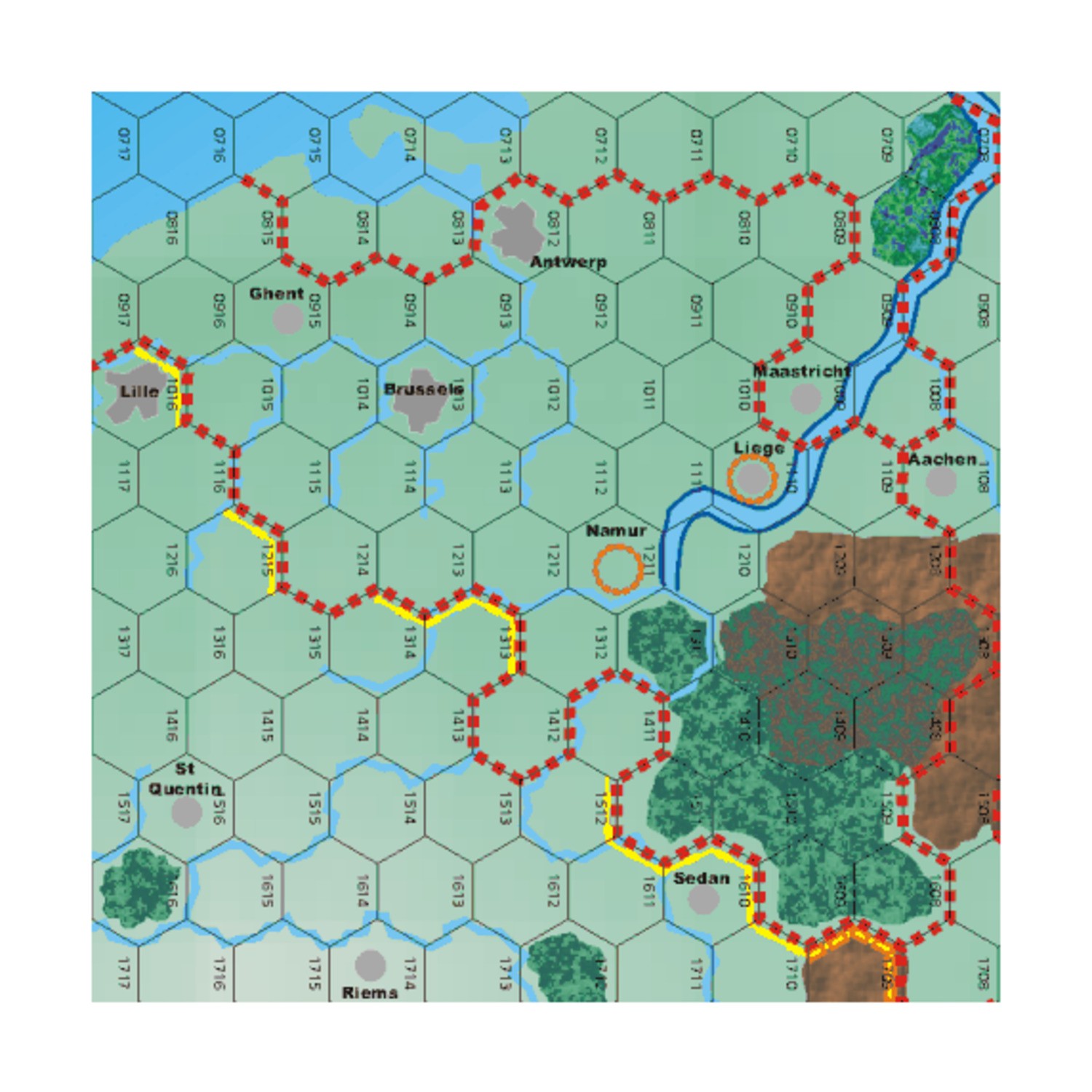 Schutze Wargame Fall of France (1st Ed) Bag EX