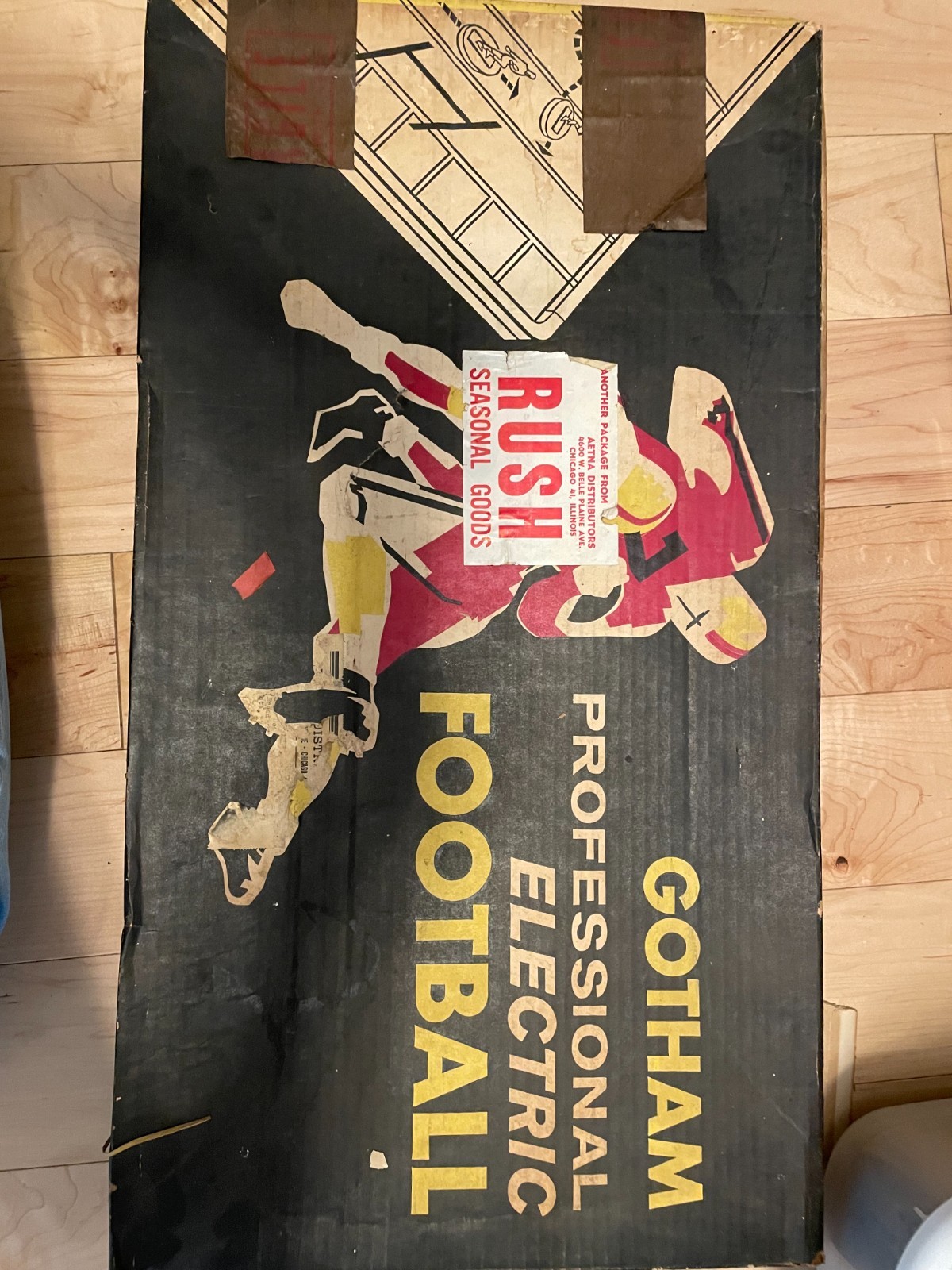 Vintage 1950s Gotham All Star Professional Electric Football Game Boxed Players