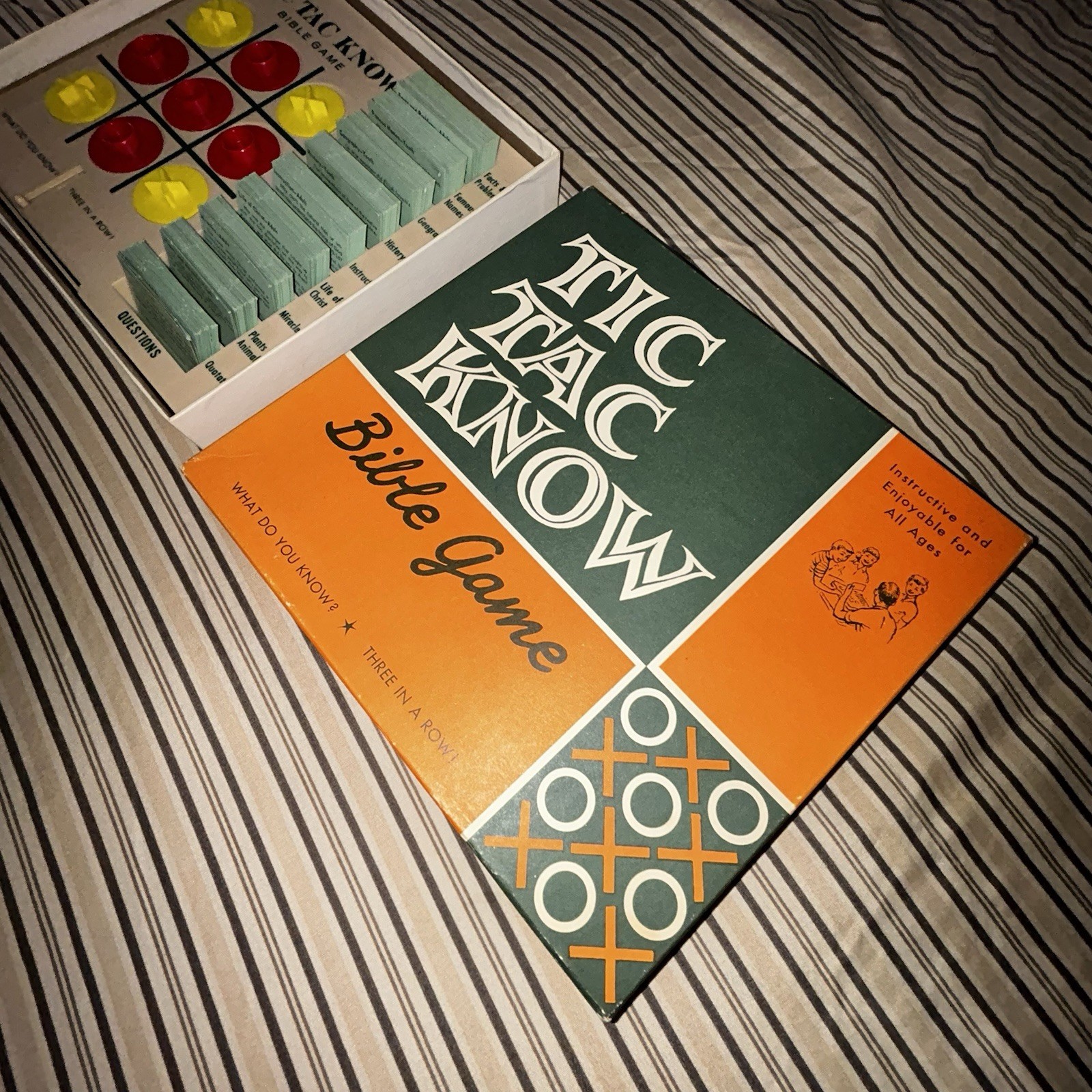 Tic Tac Know Bible Game (1964, Bible Memory Association Int.) – Complete