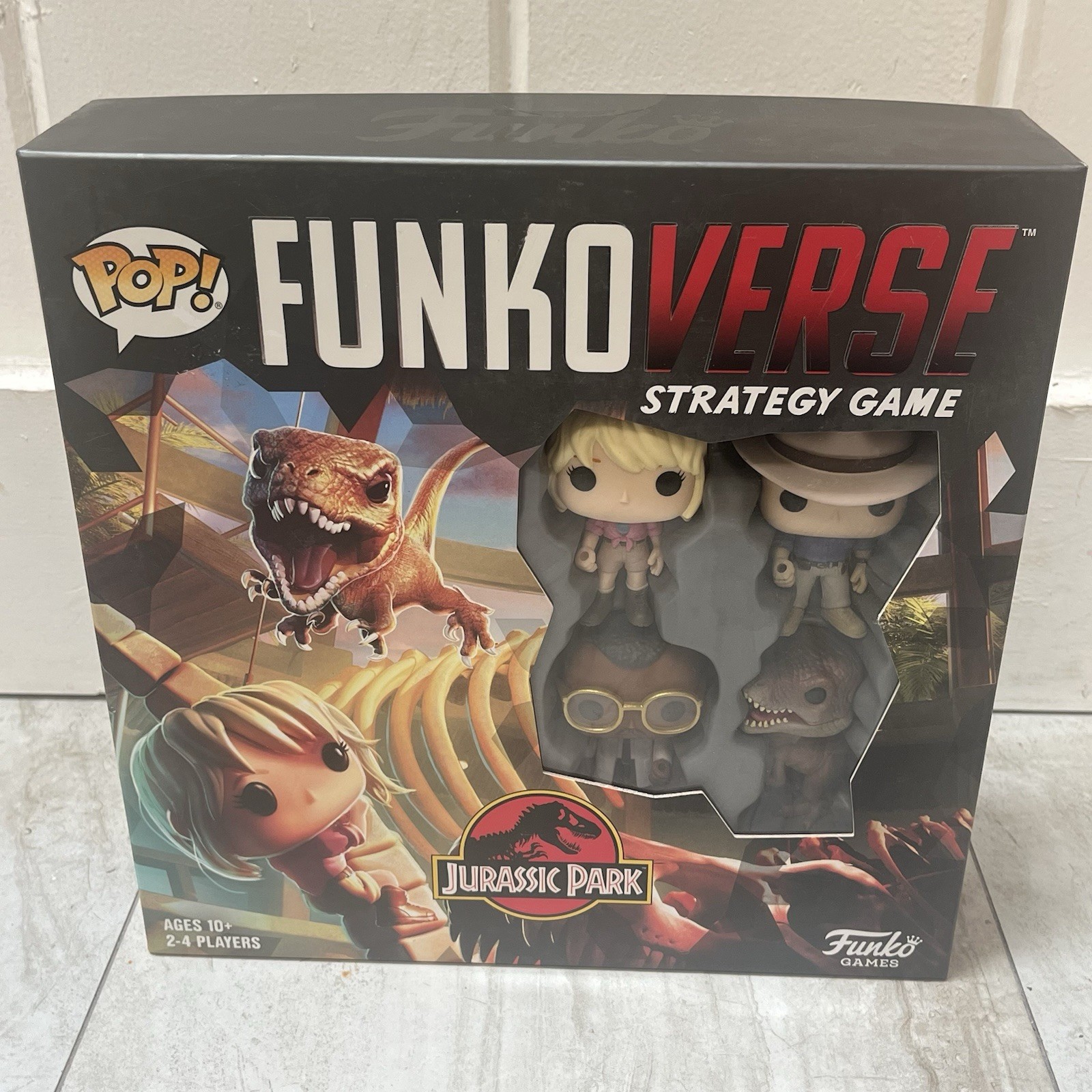 Funko Pop FunkoVerse Jurassic Park 100 Strategy Game New Sealed No Shrink 2020