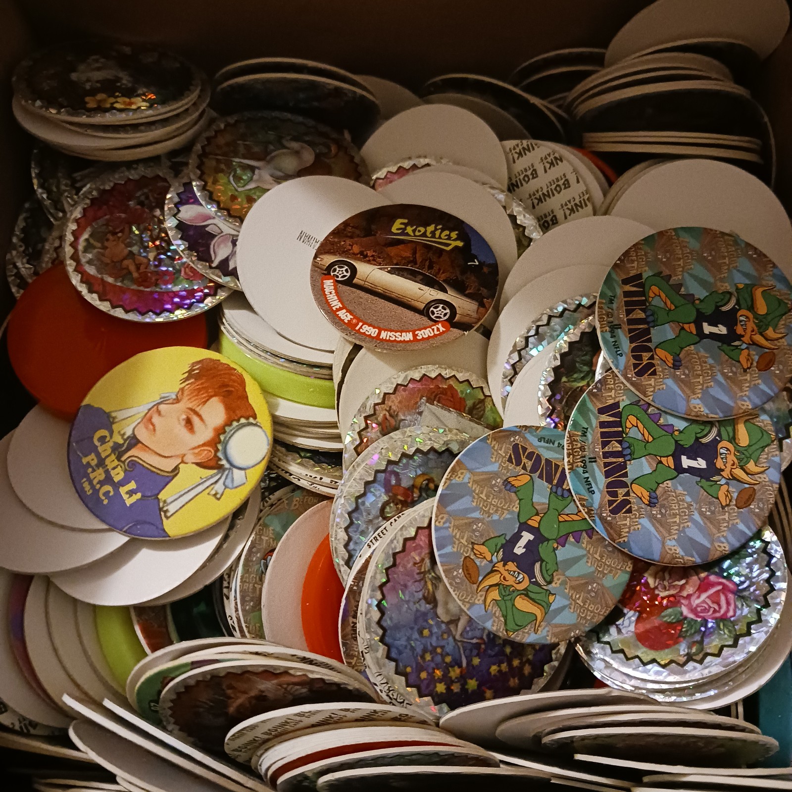 POG, MIXED BOX & SLAMMERS – 4Lbs, 800+, Vintage/Retro Toys