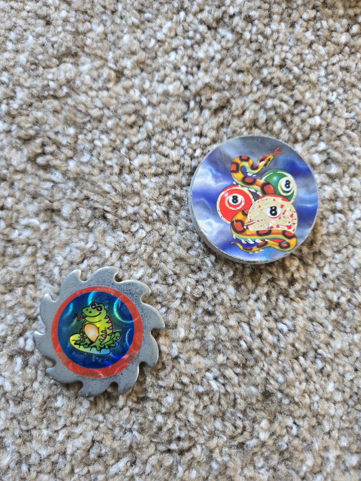 Paws Garfield Miscellaneous Vintage Pogs/Milk Caps Lot 90s Slammers