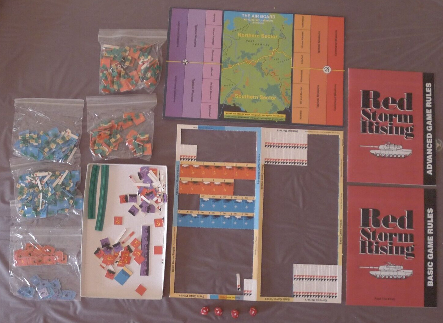 Red Storm Rising TSR Board Game 1989 – Previously Used